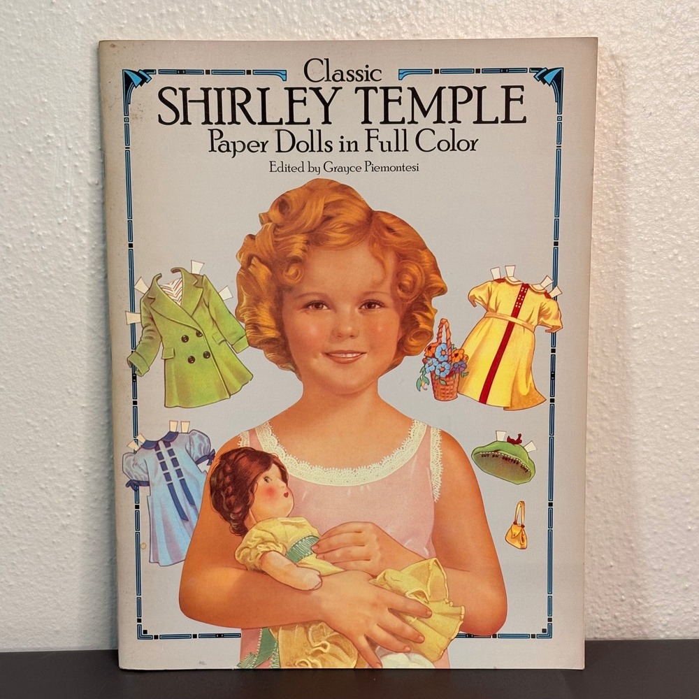 Dover Shirley Temple Paper Dolls Kids OS‎ Multicolor Good Unused Vintage Style